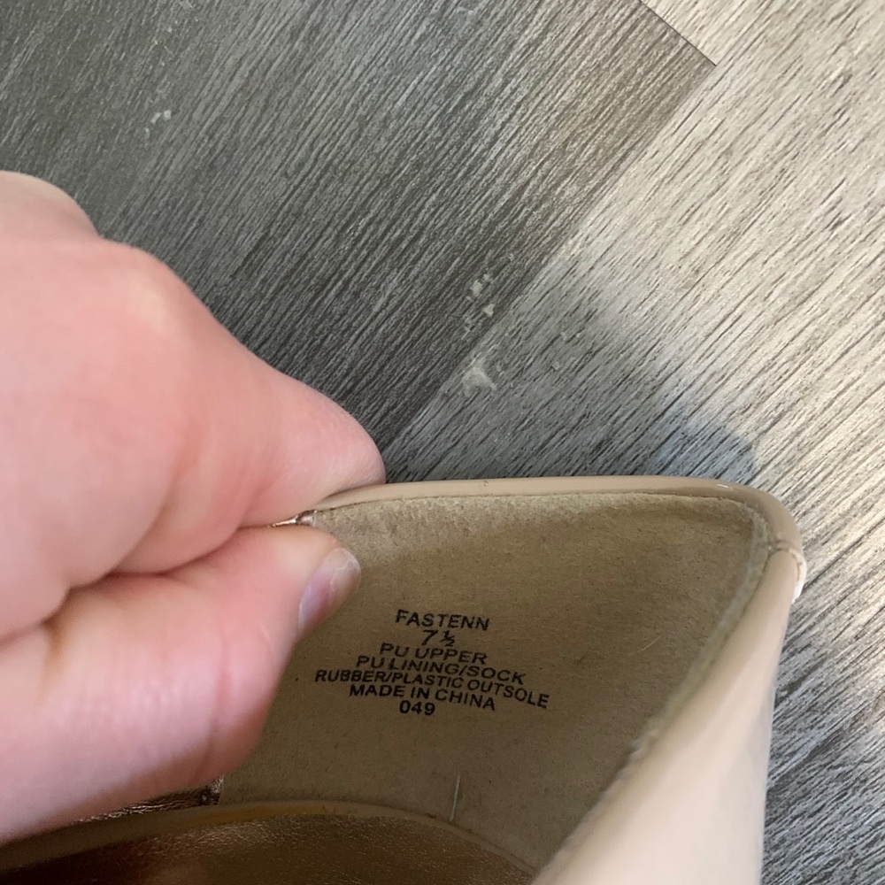 Tan pumps